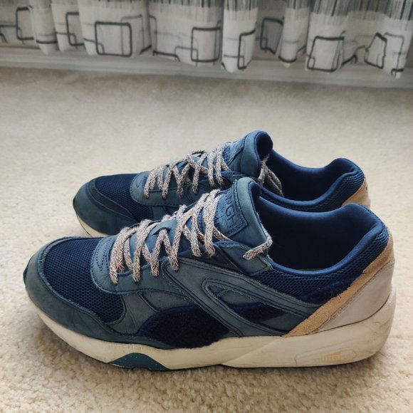 PUMA R698 BWGH - Dark Denim - Size 9 US - Picture 3 of 5